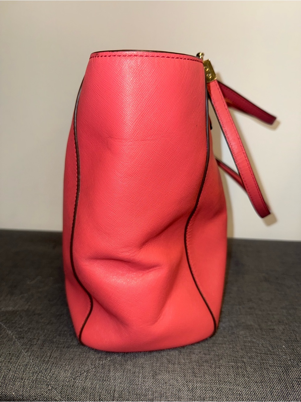 Coach Madison Coral Pink Leather Tote 29002 - Picture 5 of 15